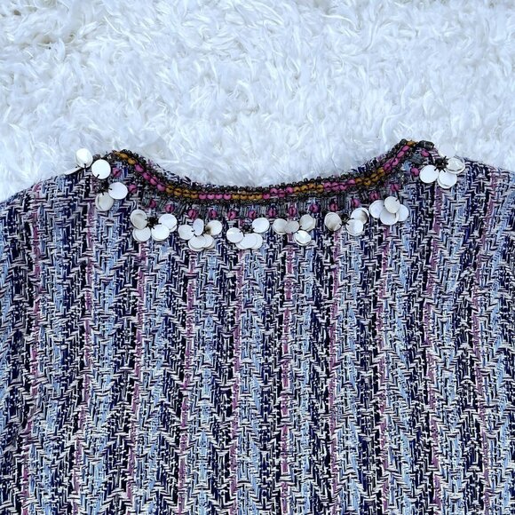 Anthropologie summer of love suzy tweed beaded bla - Picture 6 of 7